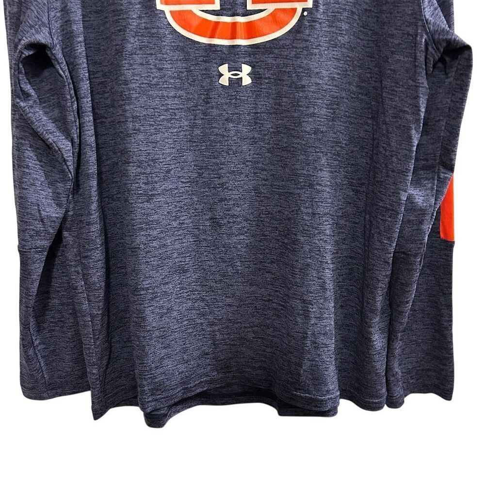 Under Armour Men's Auburn Tigers Long Sleeve Shirt Blue Size L - Picture 2 of 16